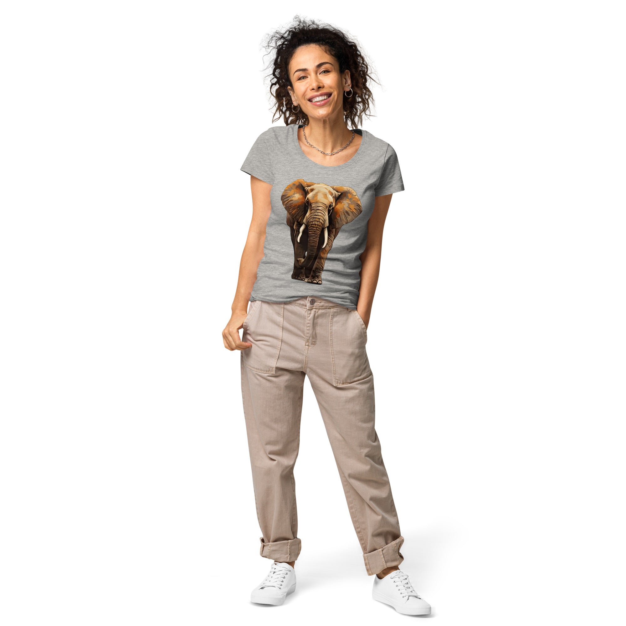 Women’s Elephant Tee - Eco-Friendly