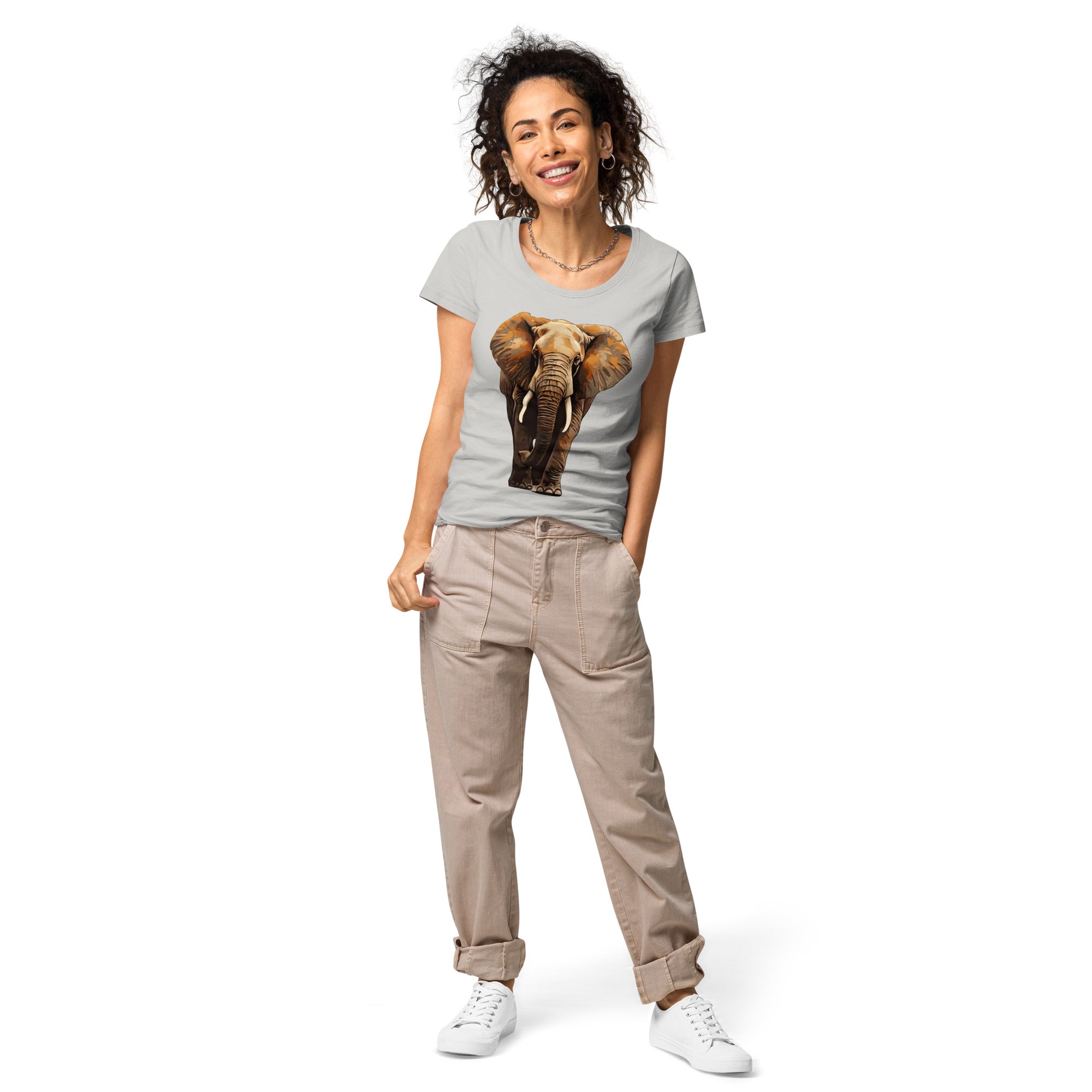 Women’s Elephant Tee - Eco-Friendly